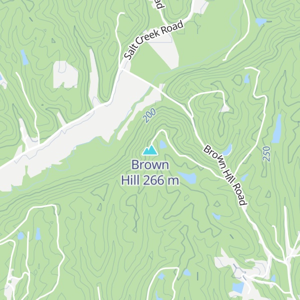 Map of Brown Hill