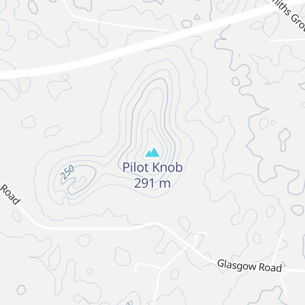 Map of Pilot Knob