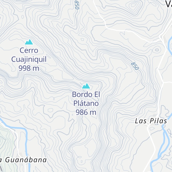 Map of Bordo El Plátano