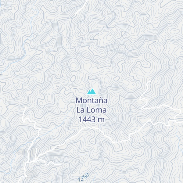 Map of Montaña La Loma