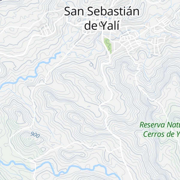 Map of Cerro El Colorado