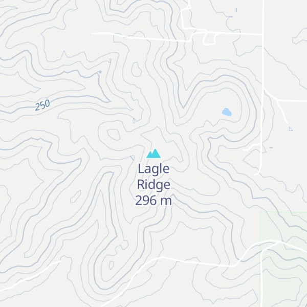 Map of Lagle Ridge