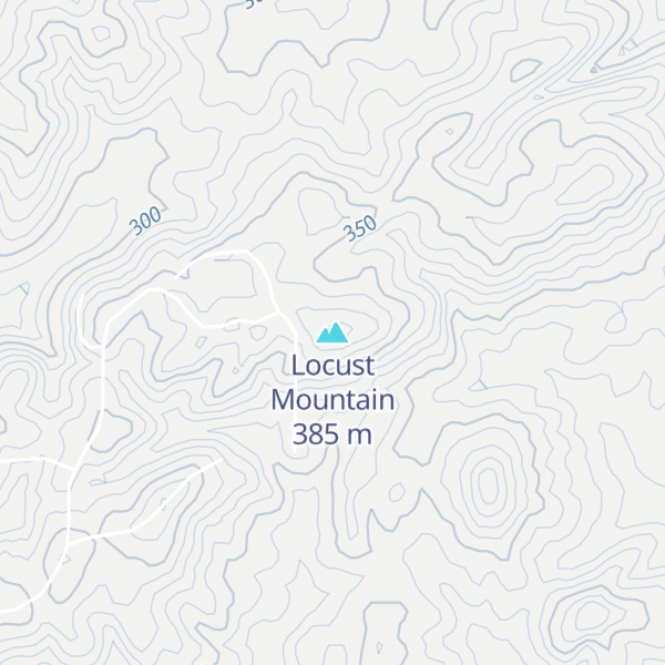 Map of Locust Mountain