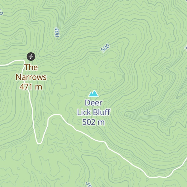 Map of Deer Lick Bluff