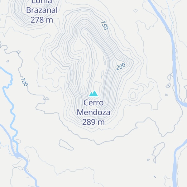 Map of Cerro Mendoza