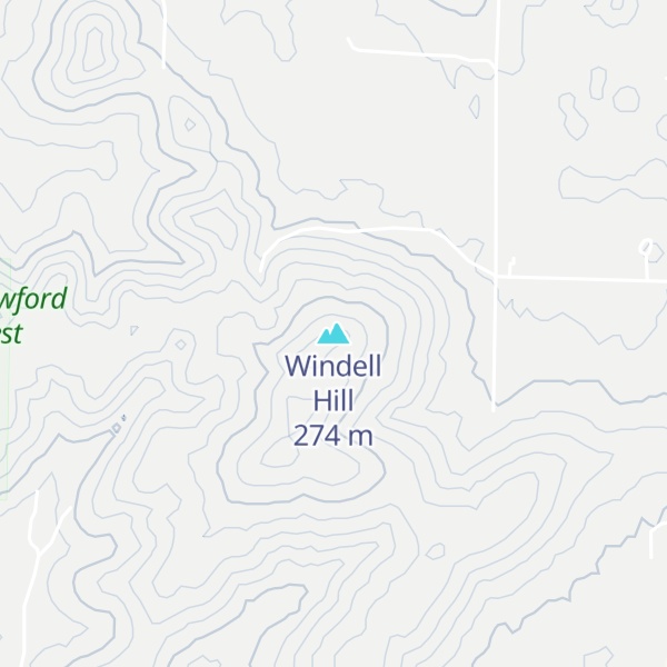 Map of Windell Hill