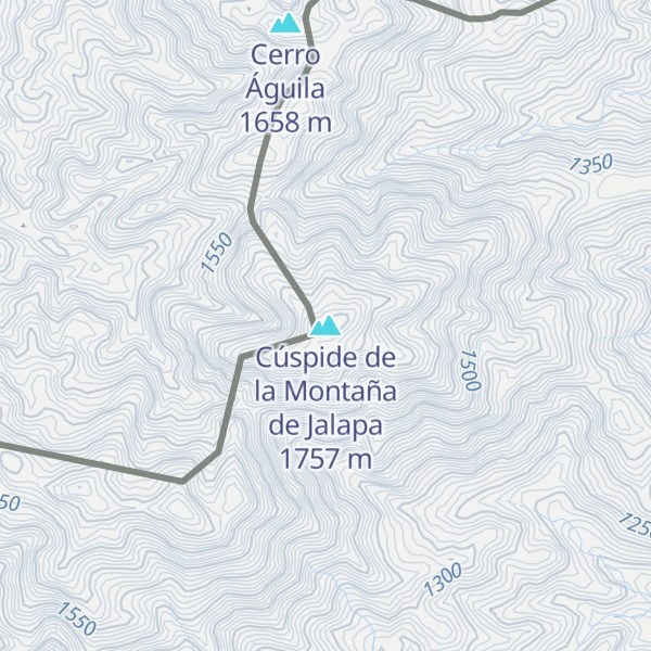 Map of Cúspide de la Montaña de Jalapa