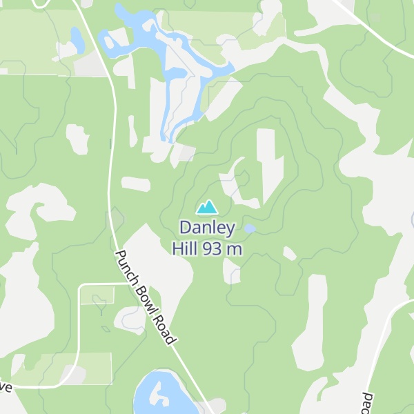 Map of Danley Hill