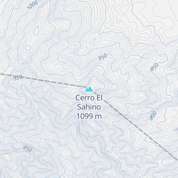 Map of Cerro El Sahino