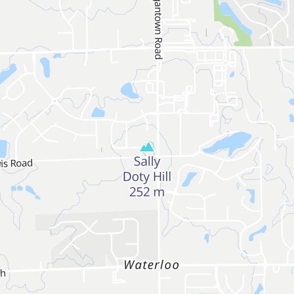Map of Sally Doty Hill