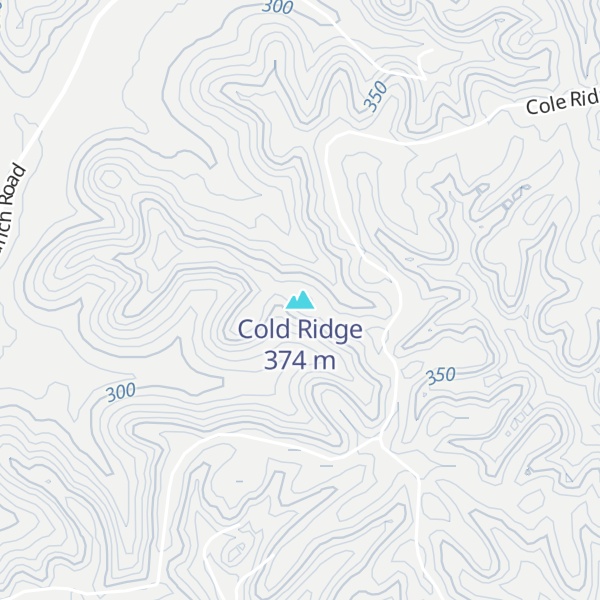 Map of Cold Ridge