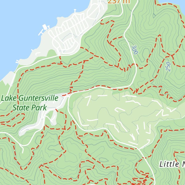 Map of Taylor Mountain
