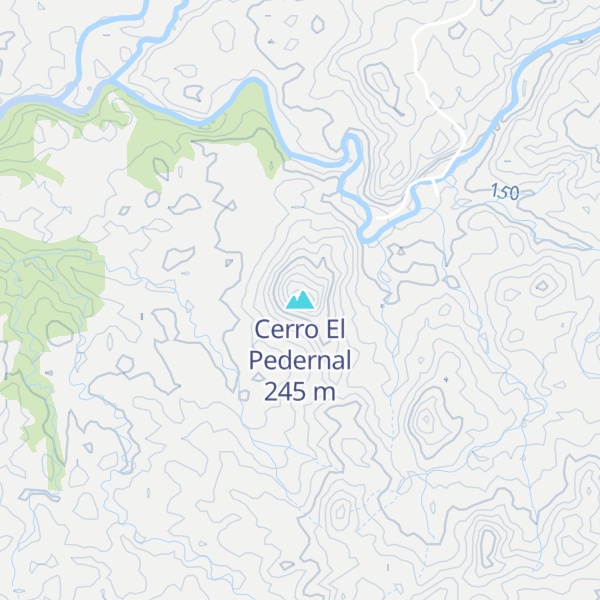 Map of Cerro El Pedernal