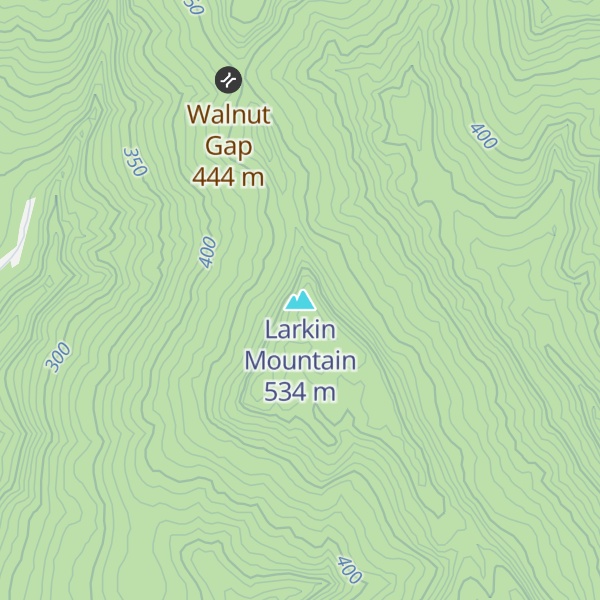 Map of Larkin Mountain