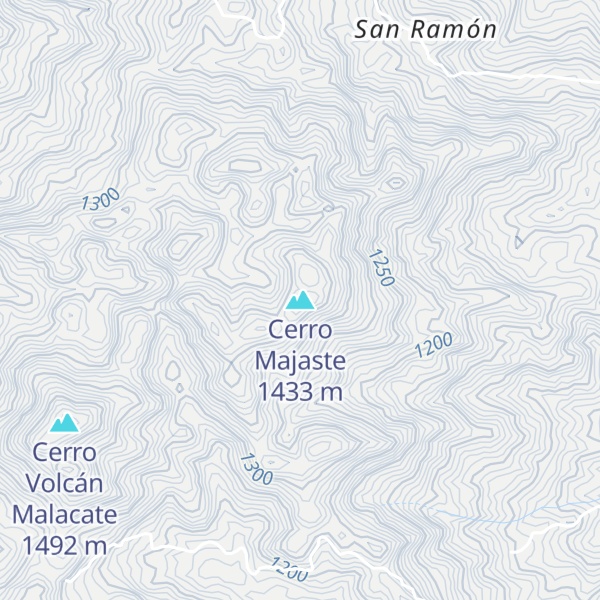 Map of Cerro Majaste