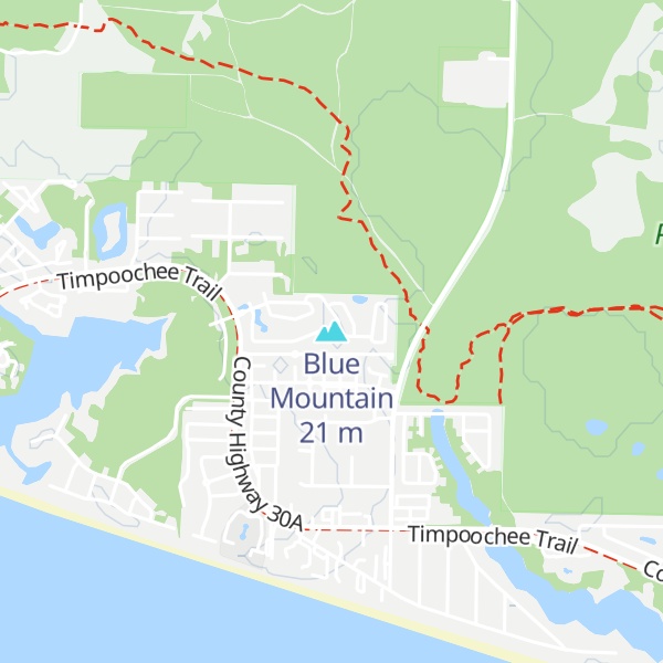 Map of Blue Mountain