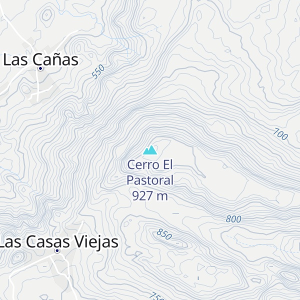 Map of Cerro El Pastoral