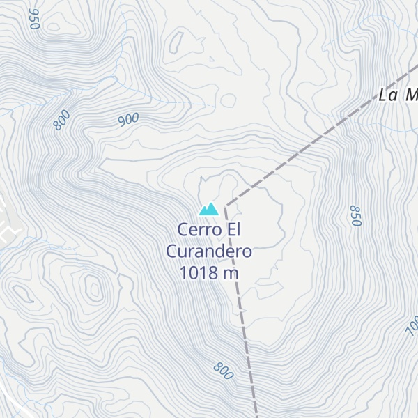 Map of Cerro El Curandero