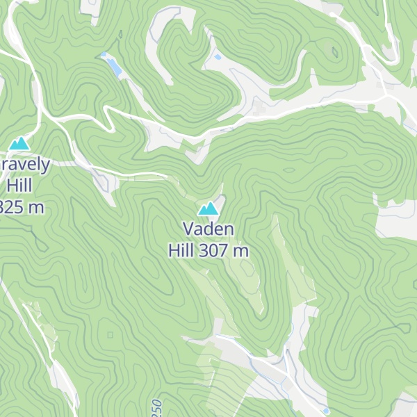 Map of Vaden Hill