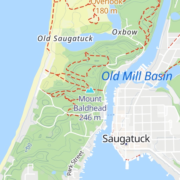 Map of Mount Baldhead