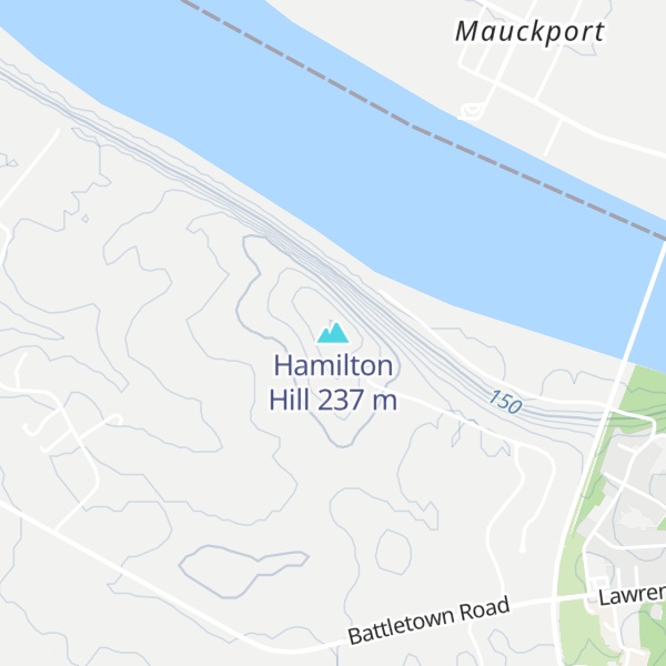 Map of Hamilton Hill