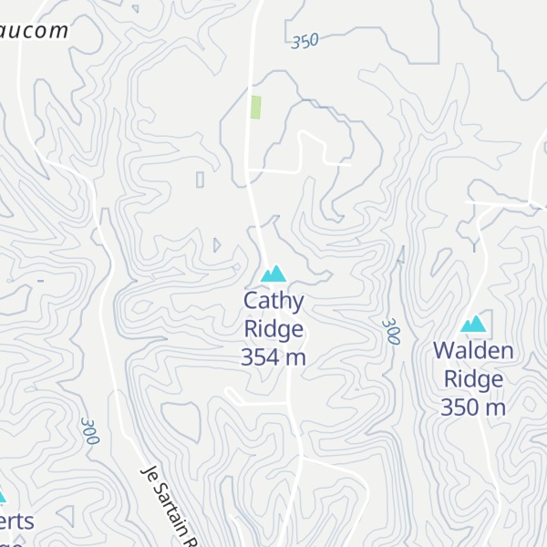 Map of Cathy Ridge