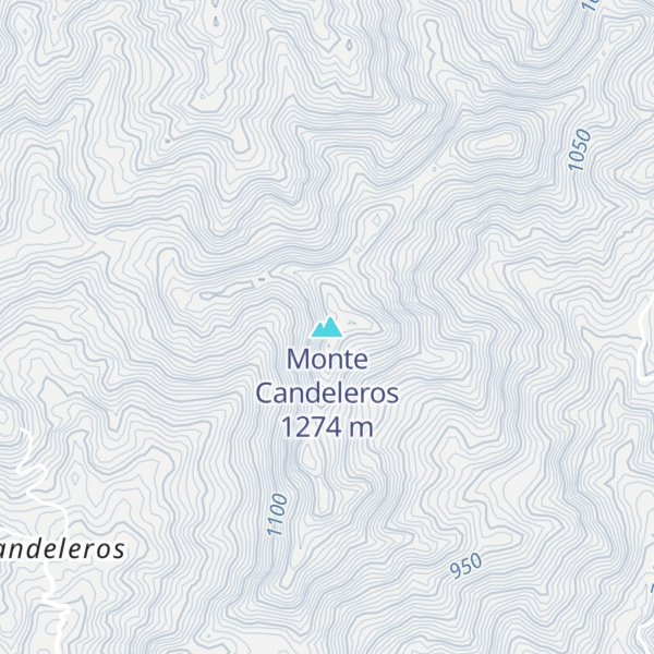 Map of Monte Candeleros