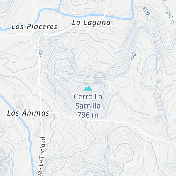 Map of Cerro La Sarnilla