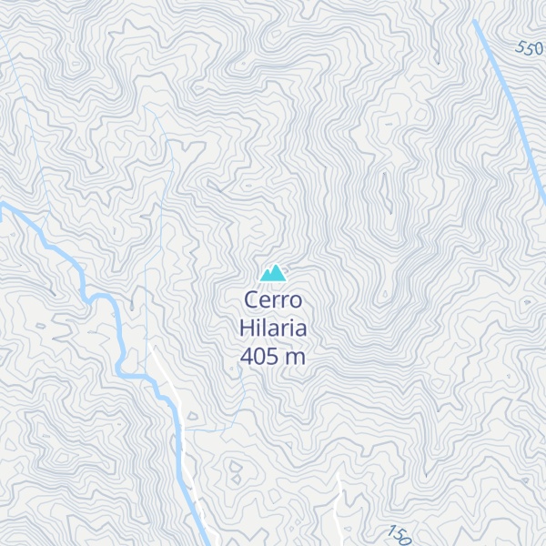 Map of Cerro Hilaria