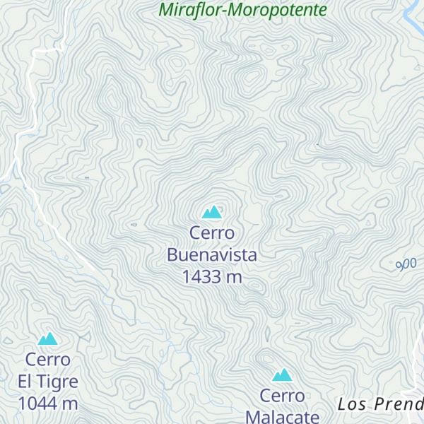 Map of Cerro Buenavista