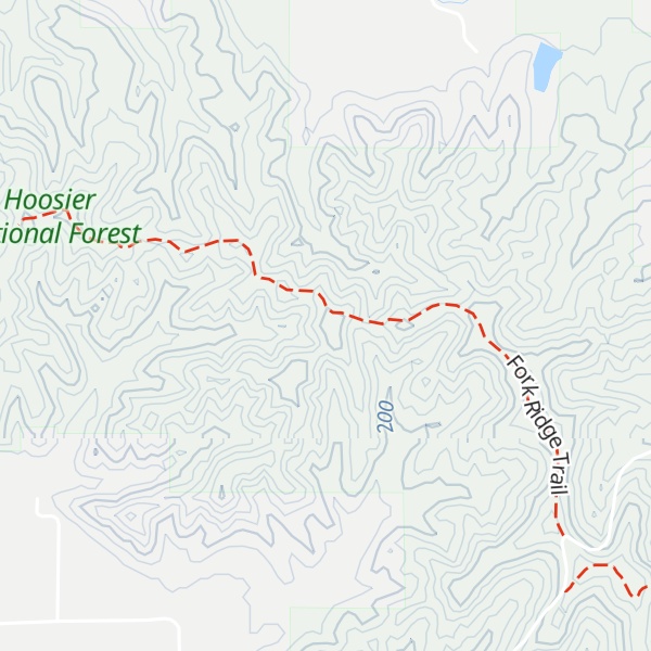 Map of Fork Ridge