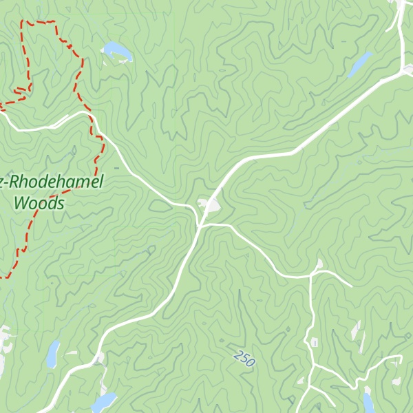 Map of Bearwallow Hill