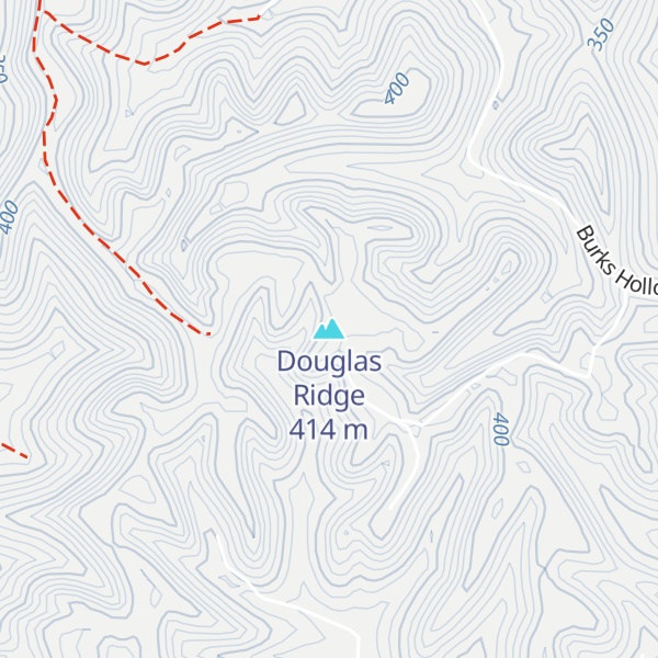 Map of Douglas Ridge