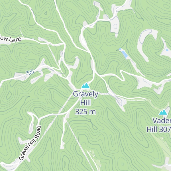 Map of Gravely Hill