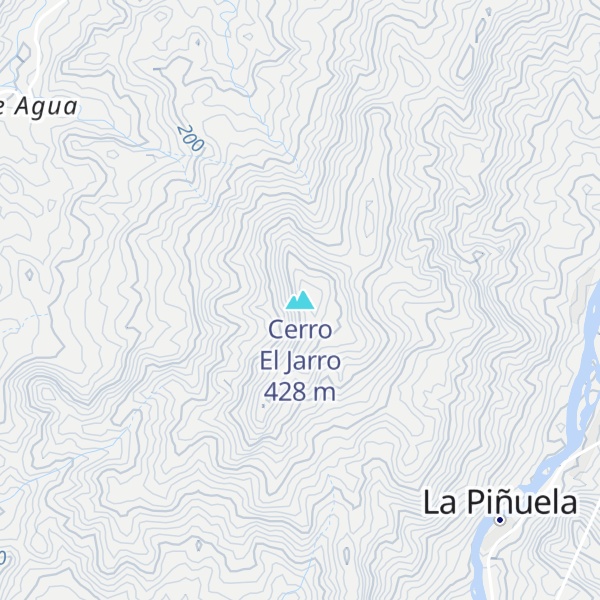 Map of Cerro El Jarro