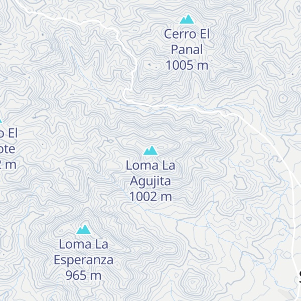 Map of Loma La Agujita