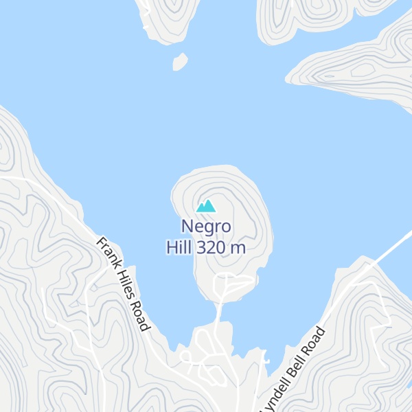 Map of Negro Hill
