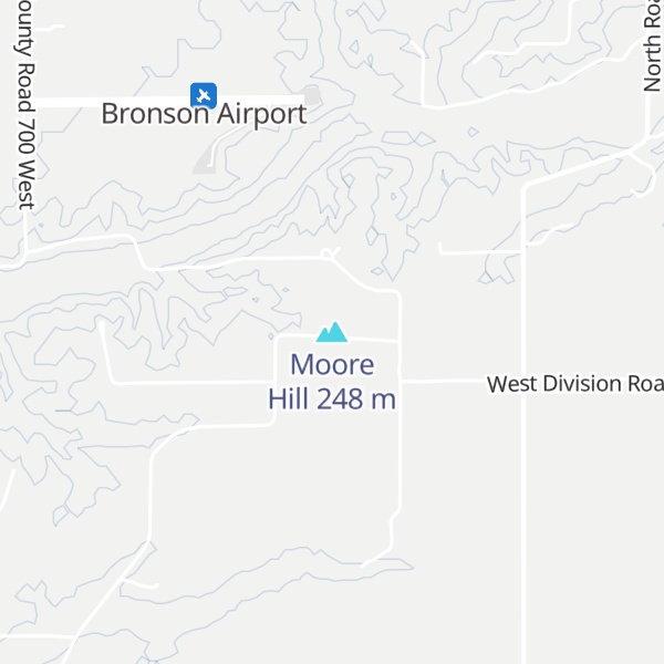 Map of Moore Hill