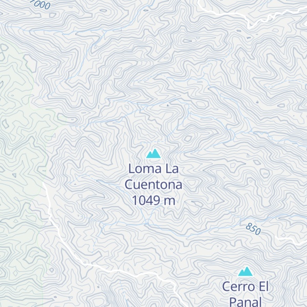 Map of Loma La Cuentona