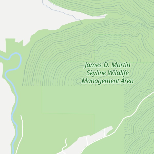 Map of Round Knob