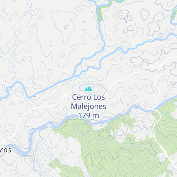 Map of Cerro Los Malejones