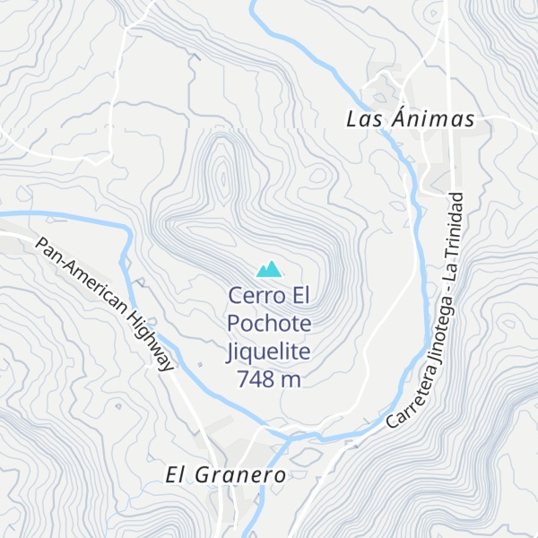 Map of Cerro El Pochote Jiquelite