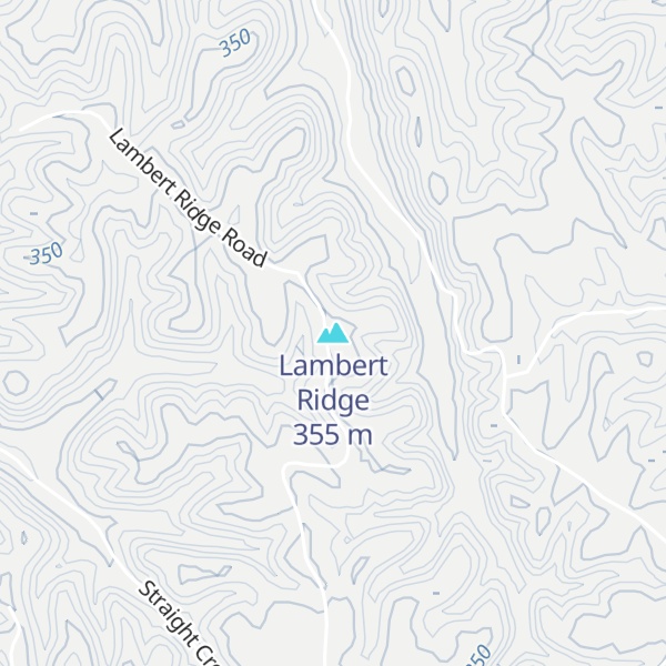 Map of Lambert Ridge