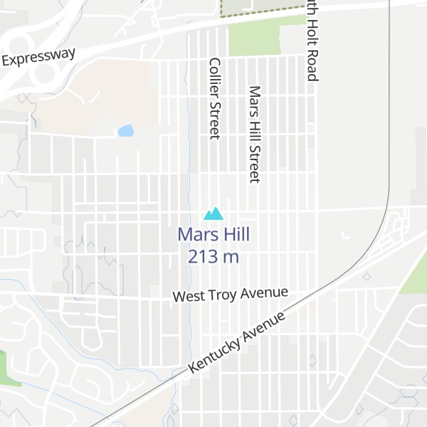 Map of Mars Hill
