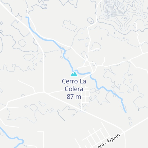 Map of Cerro La Colera