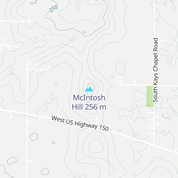 Map of McIntosh Hill