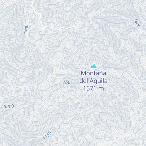 Map of Cerro El Águila