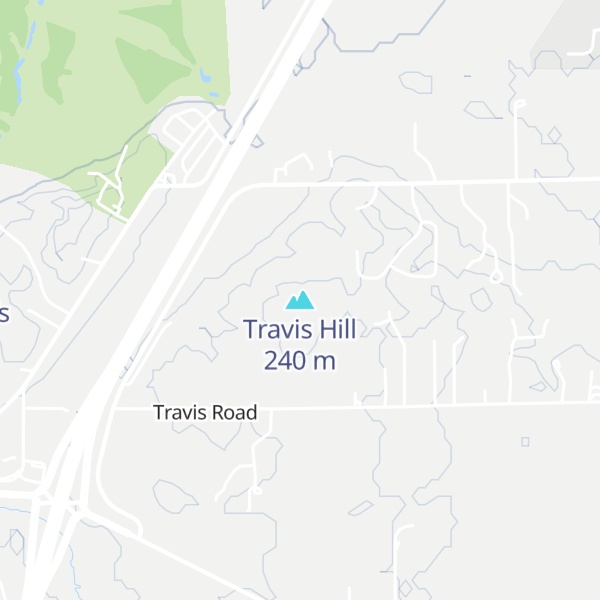 Map of Travis Hill
