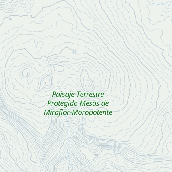 Map of Cerro Moropotente