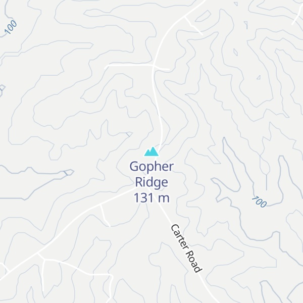 Map of Gopher Ridge